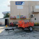 Remorca motocultor THOR 550 kg